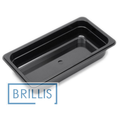 Гастроємність Brillis GN1/3-65 із чорного полікарбонату