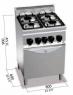 Плита професійна газова Bertos G6F4+FG1