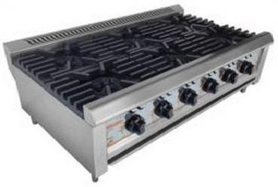 Плита профессиональная газовая EWT INOX TTGC6