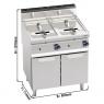 Фритюрница газовая GGM Gastro GFB879T-10+10