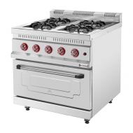 Плита газовая с духовкой SILVER KZN-80