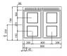 Плита электрическая Bertos E7PQ4+FE1